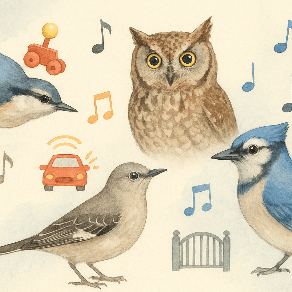 What Bird Sounds Like a Squeaky Toy?